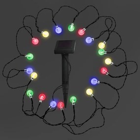 LED RGB lampă solară 20xLED/1,2V 300 mAh IP44
