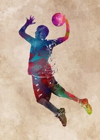 Ilustrație Basketball Sport Art, Justyna Jaszke