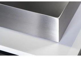 Sapho - Chiuvetă pentru blat AURUM 55 x 42 cm, inox periat