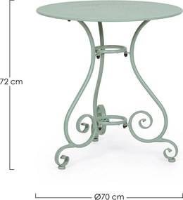 Măsuță de grădină rotundă din oțel ø 70 cm Etienne – Bizzotto