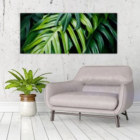 Tablou - Frunze tropicale (120x50 cm)