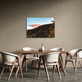 Tablou pe sticlă - Zori de zi (70x50 cm)