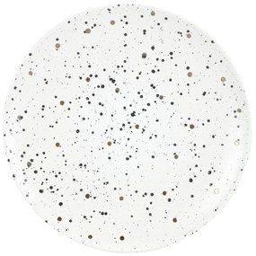 Farfurie intinsa Drops din ceramica, alb, 26 cm