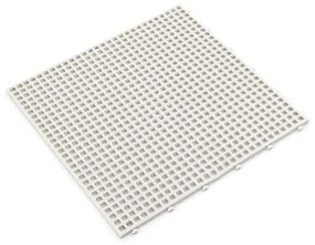 Placi de plastic Linea Flextile 39,5 x 39,5 x 0,8 cm, alb