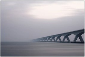 Tablou - Podul în ceață (90x60 cm)