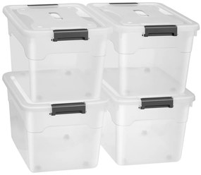 Cutie depozitare - 60L - set de 4