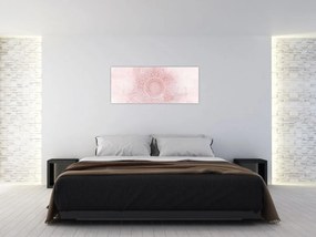 Tablou - Mandala roz (120x50 cm)