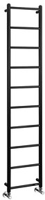 Sapho - Radiator de baie DINA, 334 W, 35 x 168 cm, negru mat
