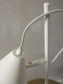 Veioza/Lampa de masa din metal Lisbon alba