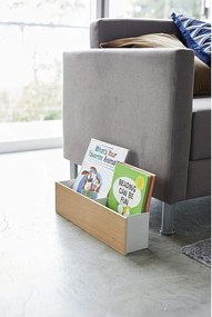 Organizator alb/în culoare naturală pentru papetărie din metal Rin – YAMAZAKI