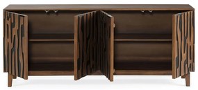 Comodă maro din lemn de mango 190x80x40 cm Kantu – MOME