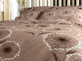 Lenjerie de pat din microfibra tip velur PAMPELINO maro deschis Dimensiune lenjerie de pat: 70 x 90 cm | 140 x 220 cm
