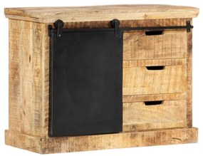 Servanta, 80 x 30 x 60 cm, lemn masiv de mango