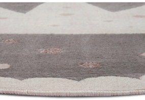 Covor pentru copii gri ø 140 cm Crown – Hanse Home