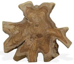 Masuta de cafea din lemn de tec natural, 80 x 70 x 38 cm