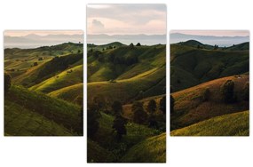 Tablou - Priveliște spre dealurile din Thailanda (90x60 cm)