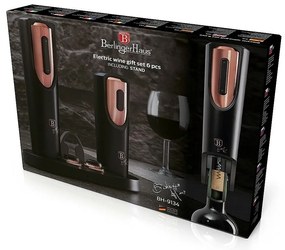 Berlinger Haus Tirbușon și pompă de vid pentru vinBlack Rose Collection