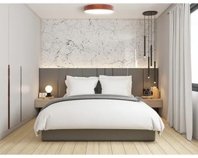 Plafonieră CLEO 5xE27/24W/230V d. 60 cm cupru