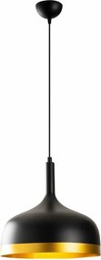 Lustra SIVANI MR-826, negru/auriu, metal, 30x40-128 cm