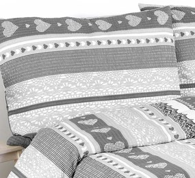 Goldea lenjerie de pat din creponată - model 650 140 x 200 și 70 x 90 cm
