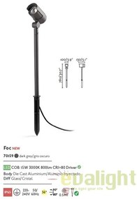 Tarus cu proiector LED iluminat exterior design modern FOC-52 70159