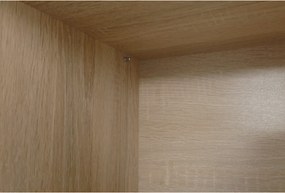 Dulap, stejar sonoma/alb, MAURUS NEW MA52