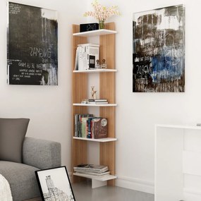 Bibliotecă Als Teak alb