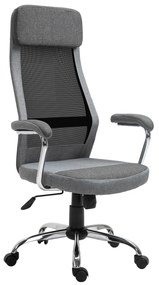 Vinsetto Scaun birou ergonomic, inaltime reglabila, 65x60x119-129cm | Aosom Romania