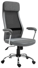 Vinsetto Scaun birou ergonomic, inaltime reglabila, 65x60x119-129cm | Aosom Romania