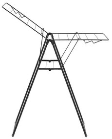 Uscаtor de rufe Brabantia Hangon 1004162, 15 m, 4 umerase, Reglabil, Blocare copii, Negru