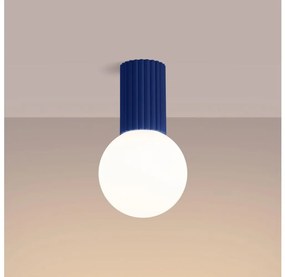 Plafonieră pentru baie Sollux SL.1738 HALO 1xG9/8W/230V IP44 albastru