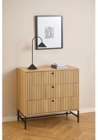 Comodă cu sertare OLIVIA, stejar