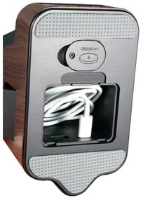 Immax 08999L - Lampă de birou LED+CCT cu dimmer, cu încărcare wireless QI, IDEAL LED/8W/230V, maro