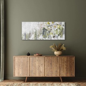 Tablou - Flori albe, vintage (120x50 cm)