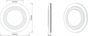 LDST LI-01-B-BZ8 - LED iluminat scară LILI 8xLED/1,2W/230V alb 6500K