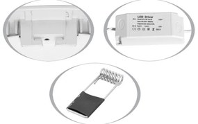 Lampă încastrată LED RAFA LED/25W/230V 2700K