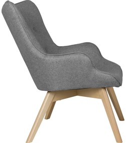 Fotoliu gri Niko – Ropez