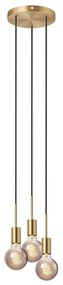 Lustra cu 3 pendule design modern PACO alama 2112063035 NL