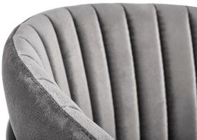 Scaun K426 Velvet Gri – l57 x A54 x H79 cm
