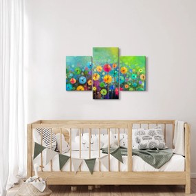 Tablou - Flori abstract (90x60 cm)