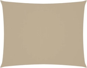 vidaXL Parasolar, bej, 6x7 m, țesătură oxford, dreptunghiular