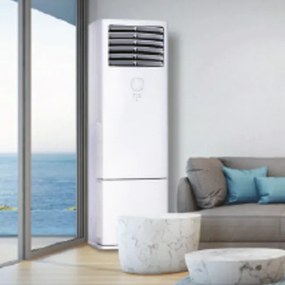 Unitate interioara aer conditionat❤️, comercial, coloana, aer conditionat de podea⭕, Zantia Miami Plus 48 R32, 48000 BTU, WiFi, Clasa A+++