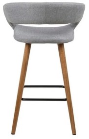 Scaune de bar gri 2 buc. 88,5 cm Gill – Actona