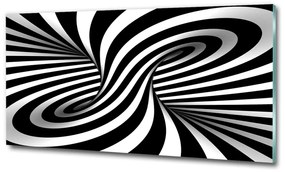 Tablou pe pe sticlă vârtej abstract