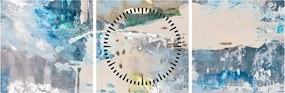 Tablou - Abstract (cu ceas) (90x30 cm)