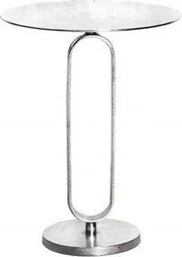 Masuta laterala din aluminiu Elegance 60cm argintiu