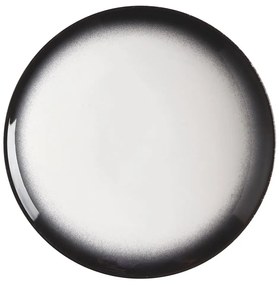 Farfurie din ceramică pentru desert Maxwell &amp; Williams Caviar, ø 20 cm, alb - negru