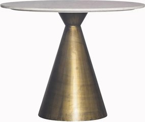 Masa Rotunda Bistro, Marmura, Metal, ELEGANCIA 100cm