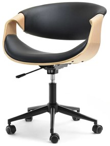 Scaun Rapido (stejar negru + negru). 1109964