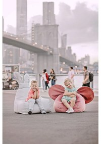 Fotoliu sac pentru copii The Brooklyn Kids Funny Bunny, verde